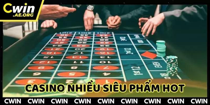 Casino trực tuyến với nhiều siêu phẩm hot
